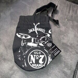 Jack Daniels Sling 1.75 L Bottle Travel Bag Cinch Sack Drums Kit